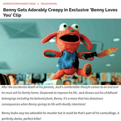 Benny Gets Adorably Creepy in Exclusive ‘Benny Loves You’ Clip